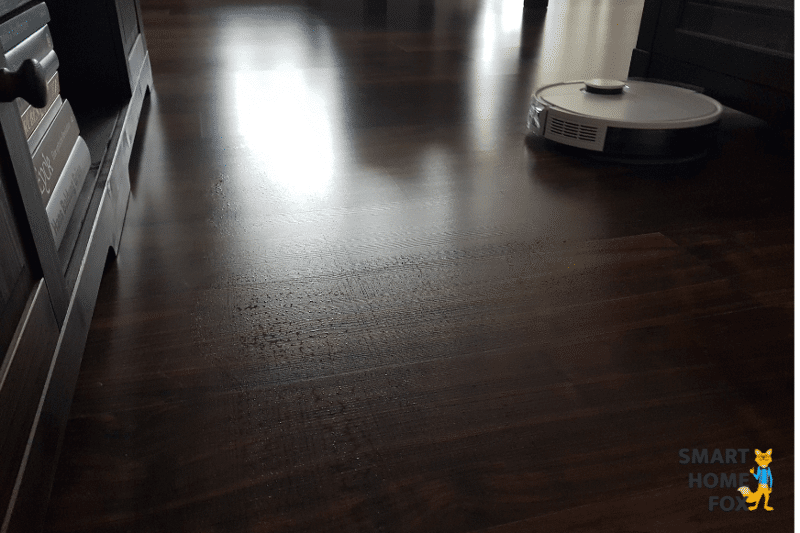 Ecovacs Deebot N8 mops the living room